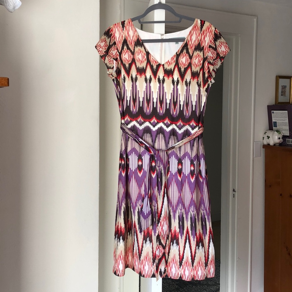 EUC Nurture A Line Multicolored Dress with Be…